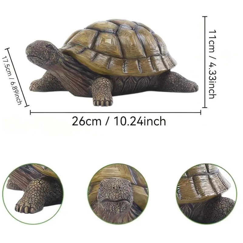 Artistic Resin Turtle Garden Statue for Outdoor Decor by House Of Avana