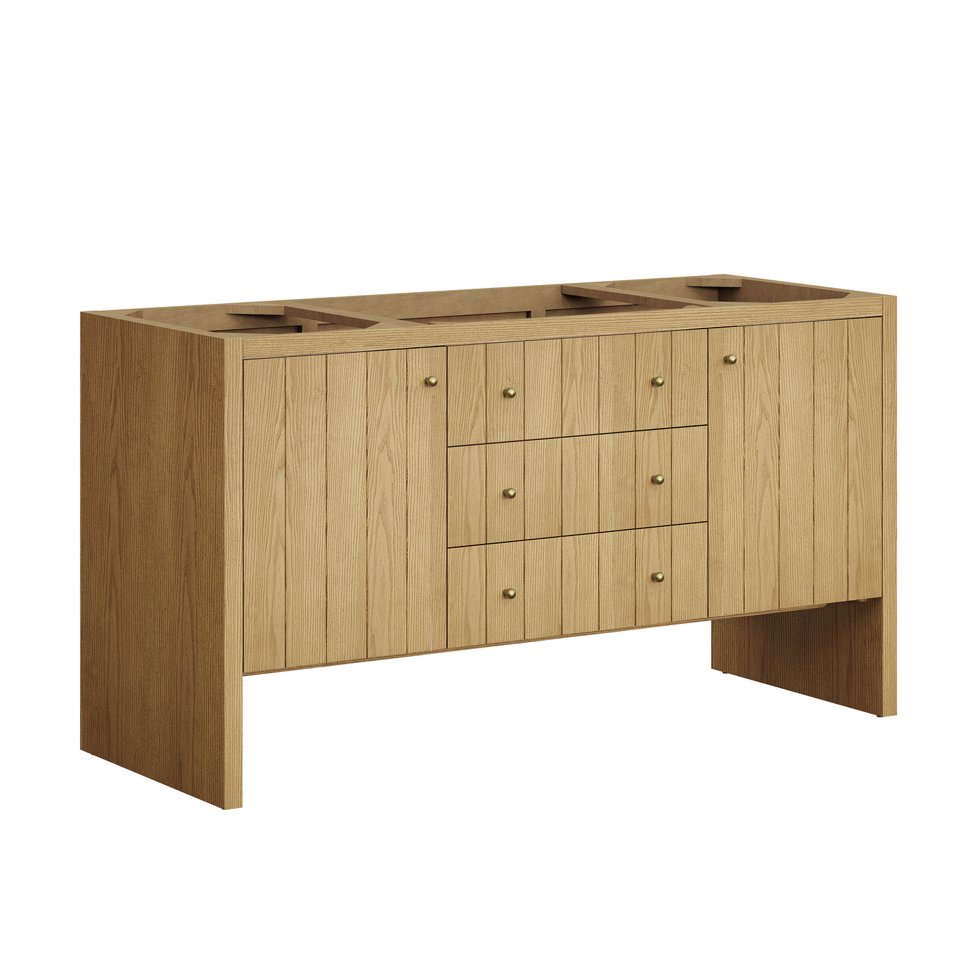 James Martin Hudson 60" Single Bathroom Vanity, Light Natural Oak, view 20