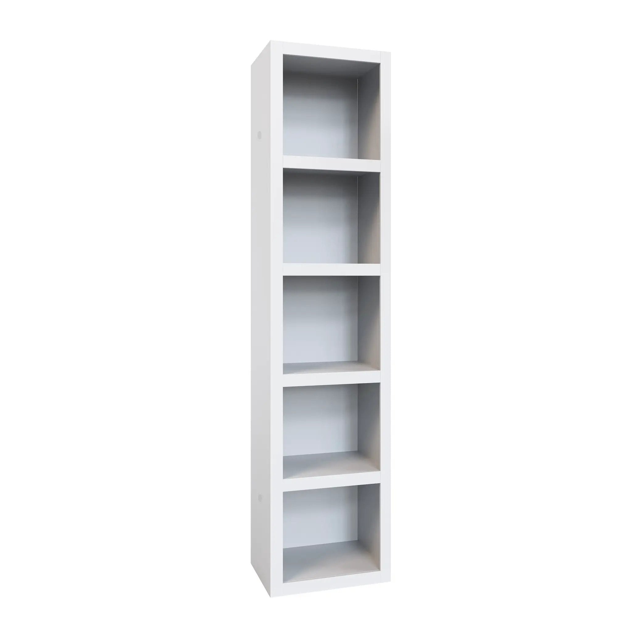 White 85-in Tall Wooden Bookcase Shelf by Sharicks