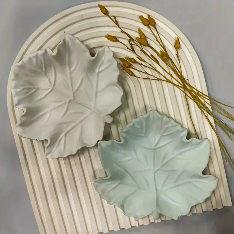 Ash Tray - Large Maple Leaf Wooden by House Of Avana