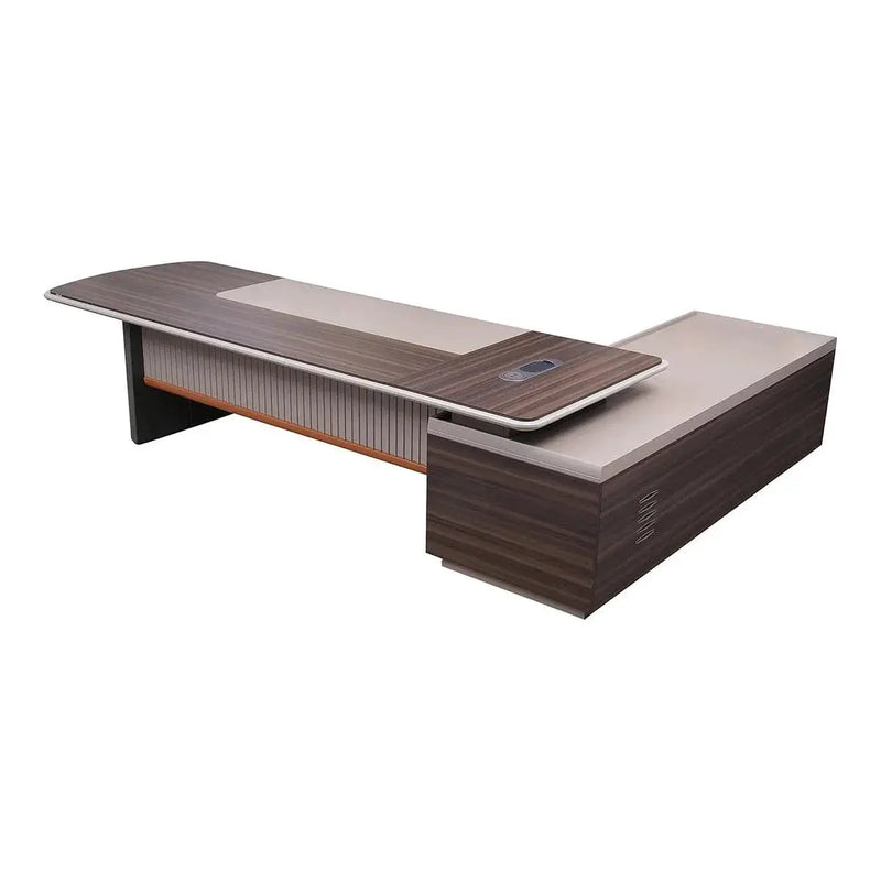 Pendrith · Modern L-Shaped Executive Desk by Arc Grove