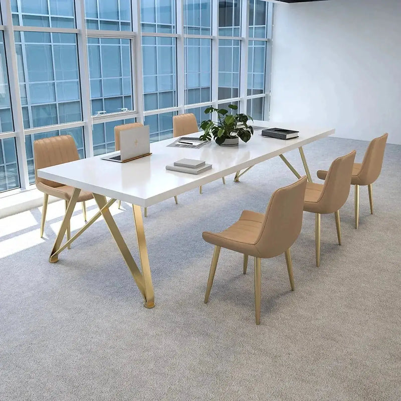 Astrid · White Collaborative Meeting Table by Arc Grove