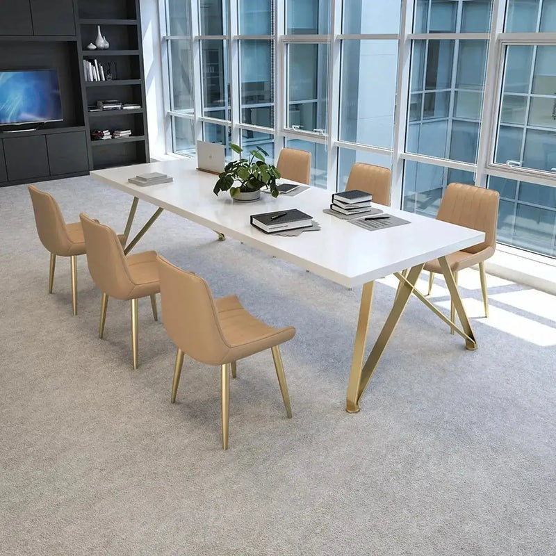 Astrid · White Collaborative Meeting Table by Arc Grove