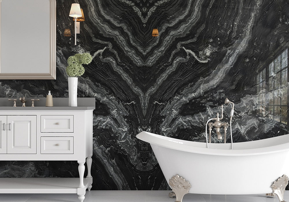 Astrix Polished Granite Slab Random room scene