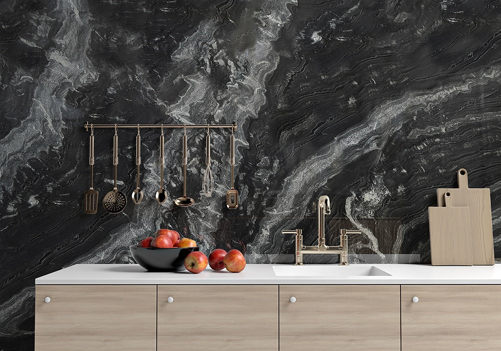 Astrix Polished Granite Slab Random room scene 2