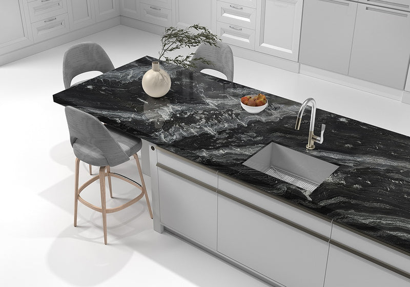 Astrix Polished Granite Slab Random room scene 4