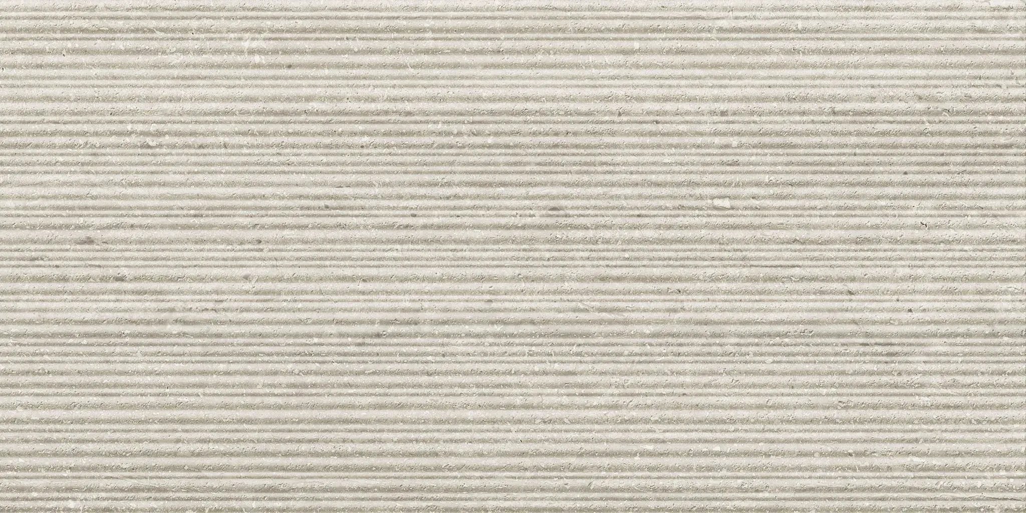 Veneer World Atelier Trail Bamboo Vein Cut Grey Travertine Look Porcelain Accent Tiles 12x24 by landmarkceramics