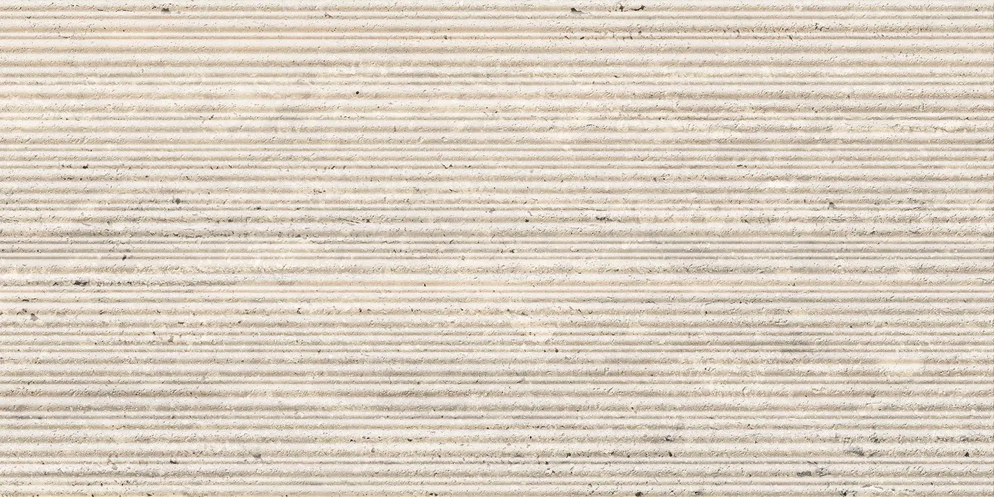 Veneer World Atelier Trail Bamboo Vein Cut Pearl Travertine Look Porcelain Accent Tiles 12x24 by landmarkceramics