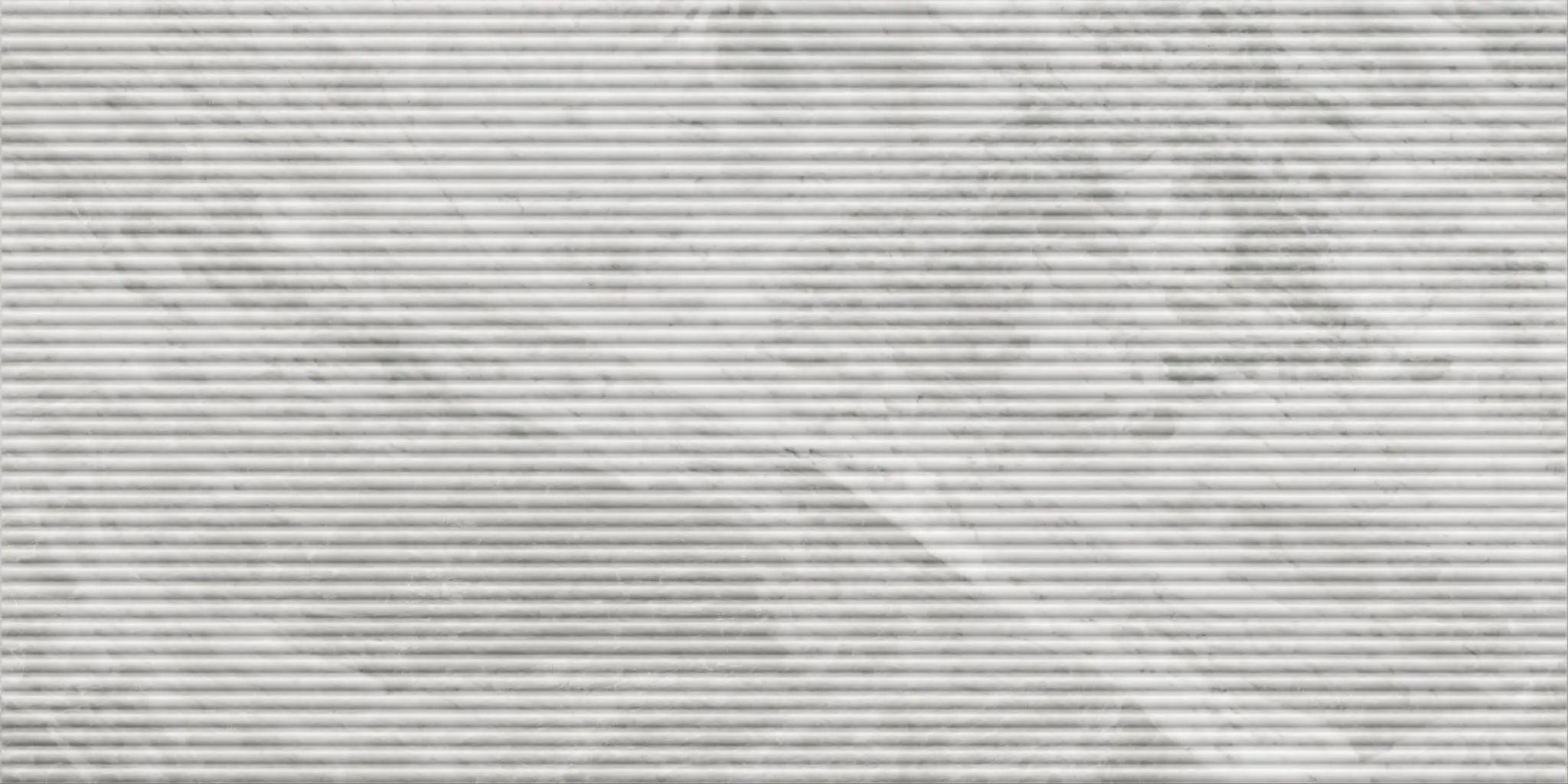 Veneer World Atelier Charme Evo Flute Pearl Grey Marble Look Porcelain Accent Tiles 24x48 by landmarkceramics
