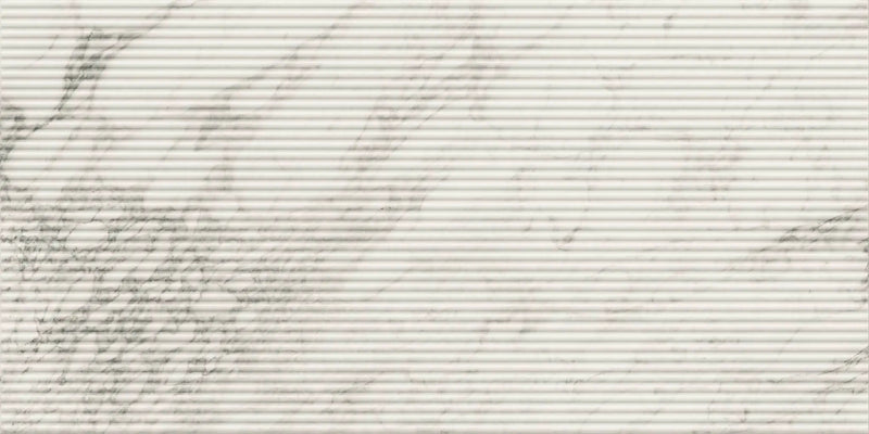 Veneer World Atelier Charme Evo Flute Renoir Plus Marble Look Porcelain Accent Tiles 24x48 by landmarkceramics