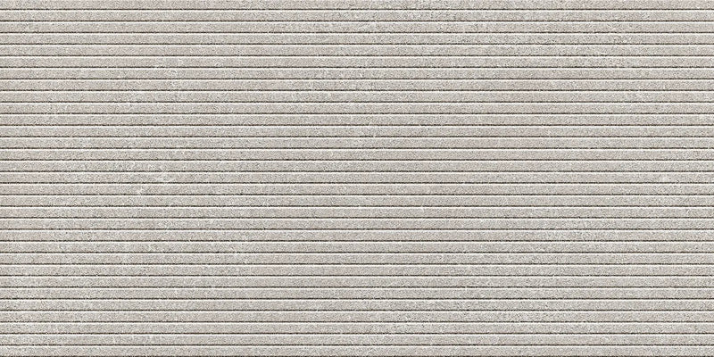 Veneer World Atelier Indiana Salem Groove Large Grey Select Limestone Look Porcelain Accent Tiles 12x24 by landmarkceramics