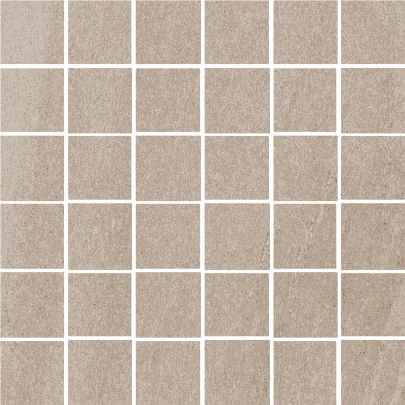 Atelier Sand Honed 2x2 Porcelain Honed 12x12 Mosaics