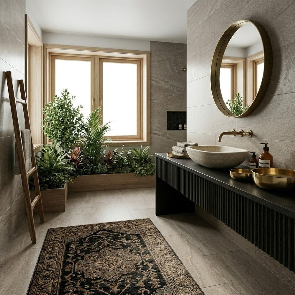 Atelier Toupe Lappato Concrete Look Porcelain Tiles 12x24 Porcelain Lappato 12x24 Tiles — 2