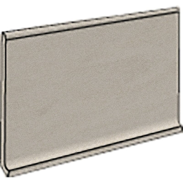 Atelier White Honed Cove Base Concrete Look Porcelain Moldings 6x12