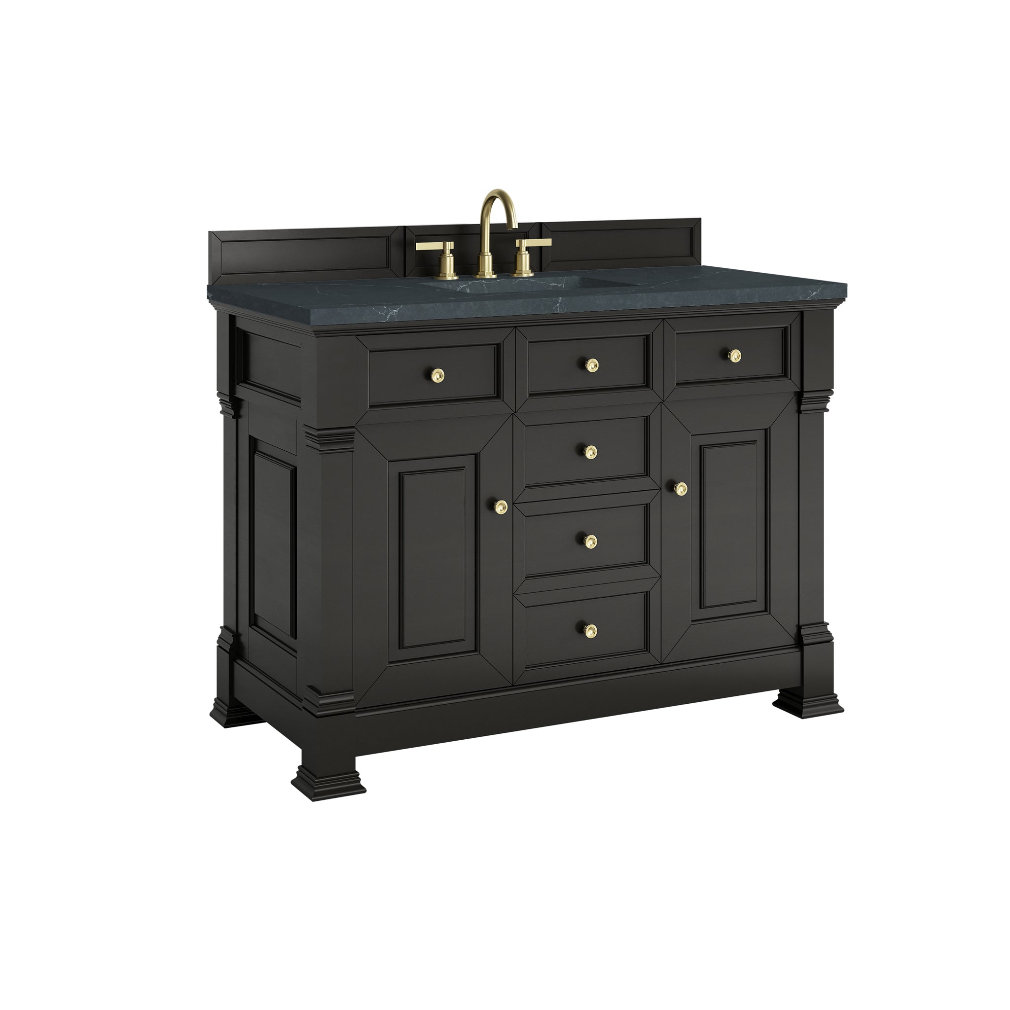 James Martin Brookfield 48" Single Bathroom Vanity, Black Onyx, view 37