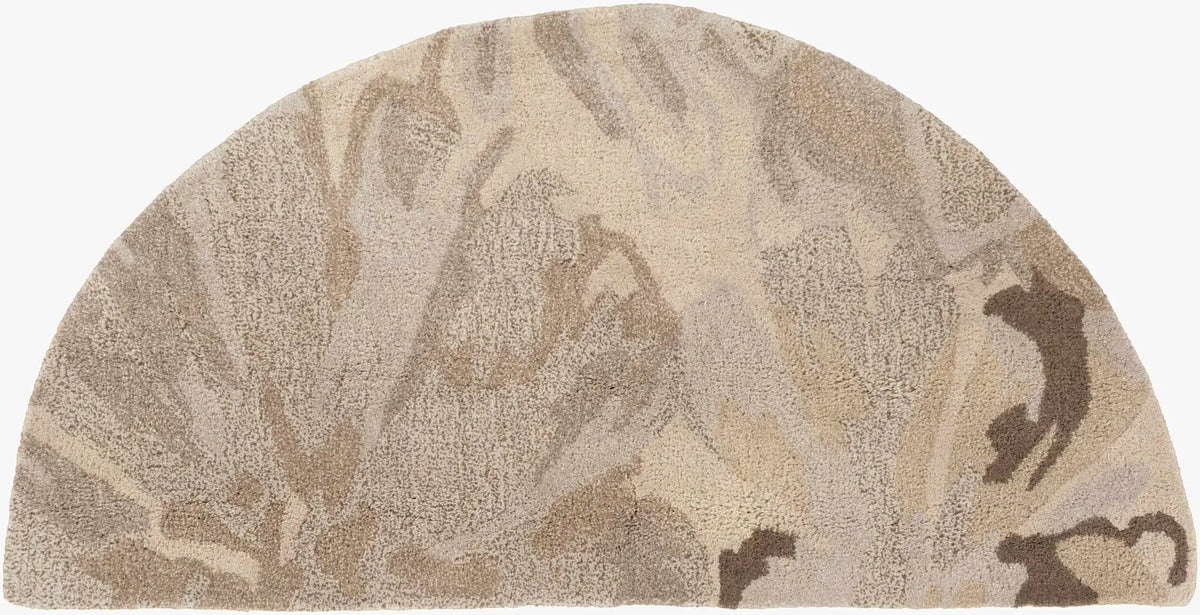 Ilfeld Athena Gray Floral Wool Rug, photo 7 of 13