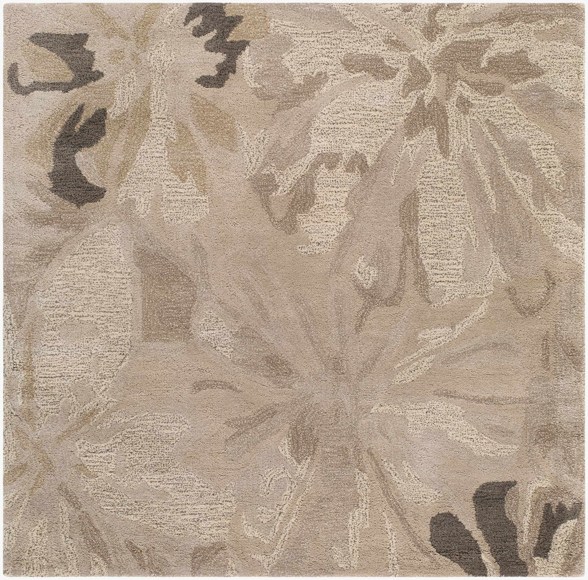 Ilfeld Athena Gray Floral Wool Rug, photo 6 of 13