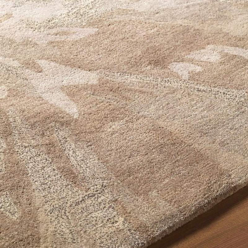 Ilfeld Athena Gray Floral Wool Rug by Boutique Rugs