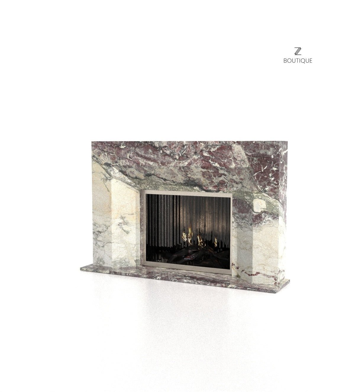 Athena Fireplace by Zicana Boutique