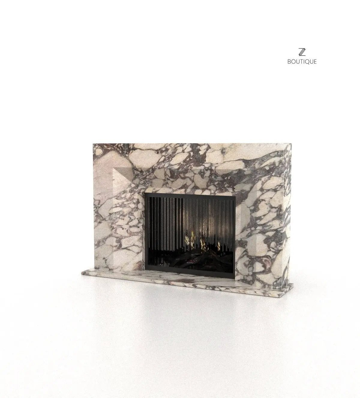 Athena Fireplace by Zicana Boutique