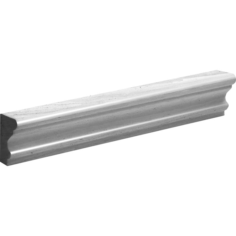 Athens Grey Light Honed Andorra Marble Moldings 2x12 Marble Honed 2x12 Moldings