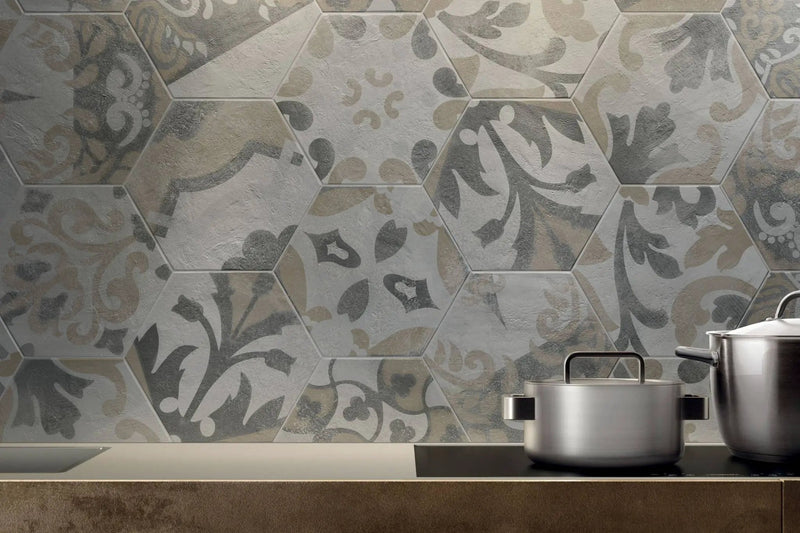 Attitude Calm Brown Concrete Look Porcelain Tiles 12x24 by landmarkceramics