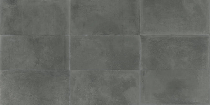 Attitude Dark Grey Bullnose Concrete Look Porcelain Moldings 3x24 by landmarkceramics