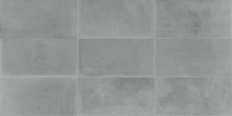 Attitude Simply Grey Hexagon 8 1/ Concrete Look Porcelain Tiles 8.5x10 by landmarkceramics