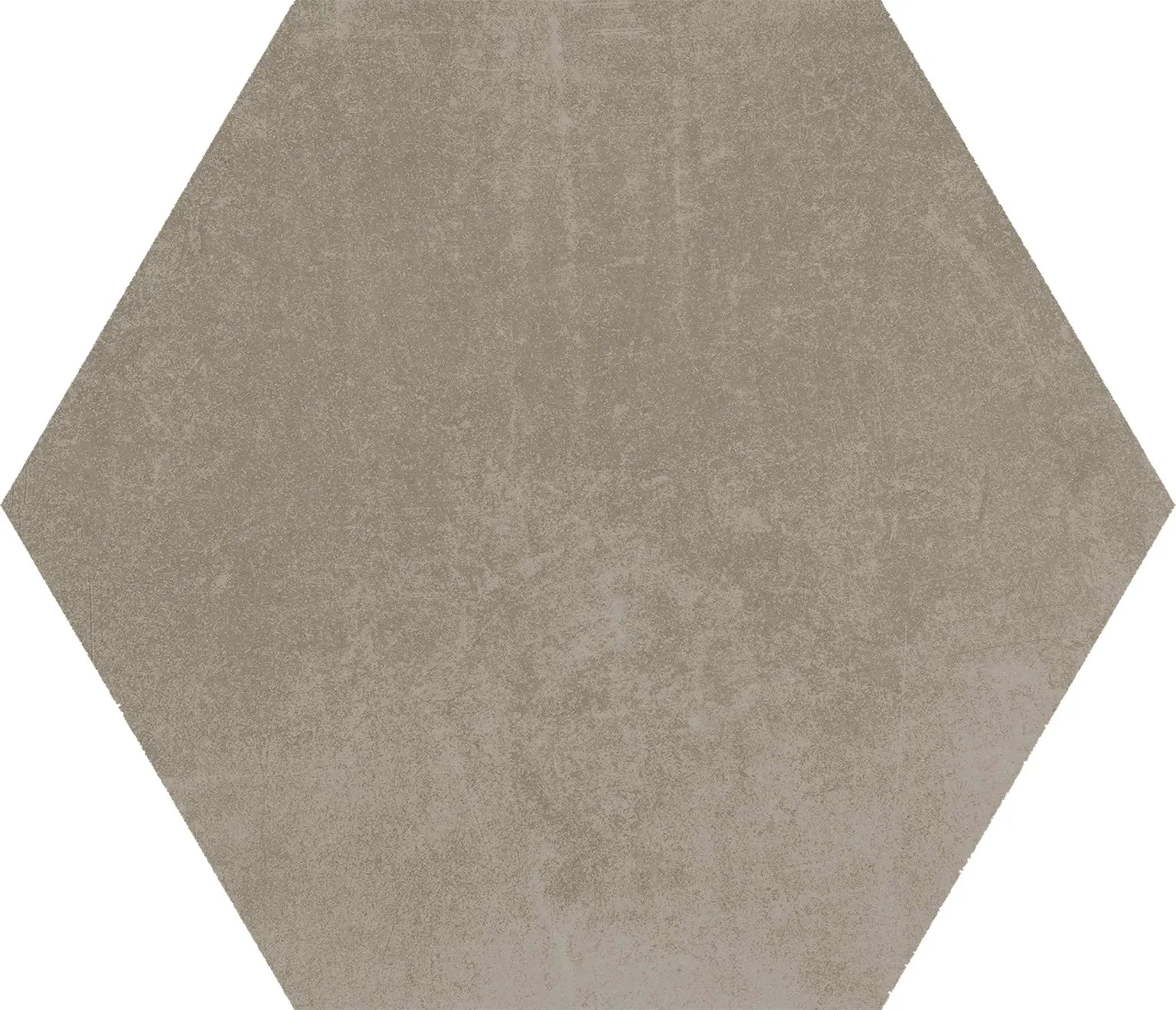 Attitude Warm Sand Hexagon 8 1/ Concrete Look Porcelain Tiles 8.5x10 by landmarkceramics