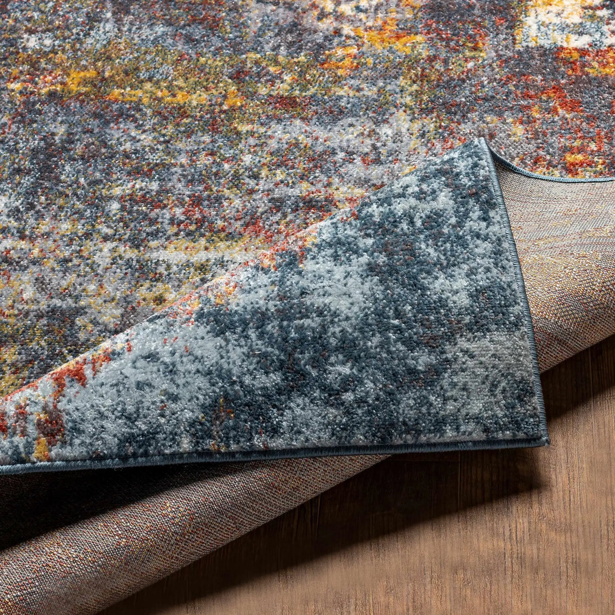 Auckley Colorful Abstract Area Rug, photo 6 of 9