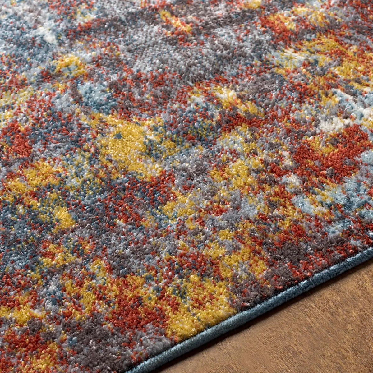 Auckley Colorful Abstract Area Rug, photo 8 of 9