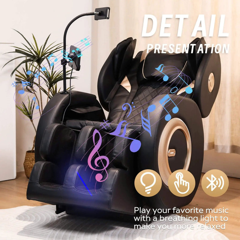 Airvana Tranquil Automatic Zero-Gravity Massage Recliner Chair With Full Body Air Pressure (SAK76018) by SAKSBY WHOLESALE