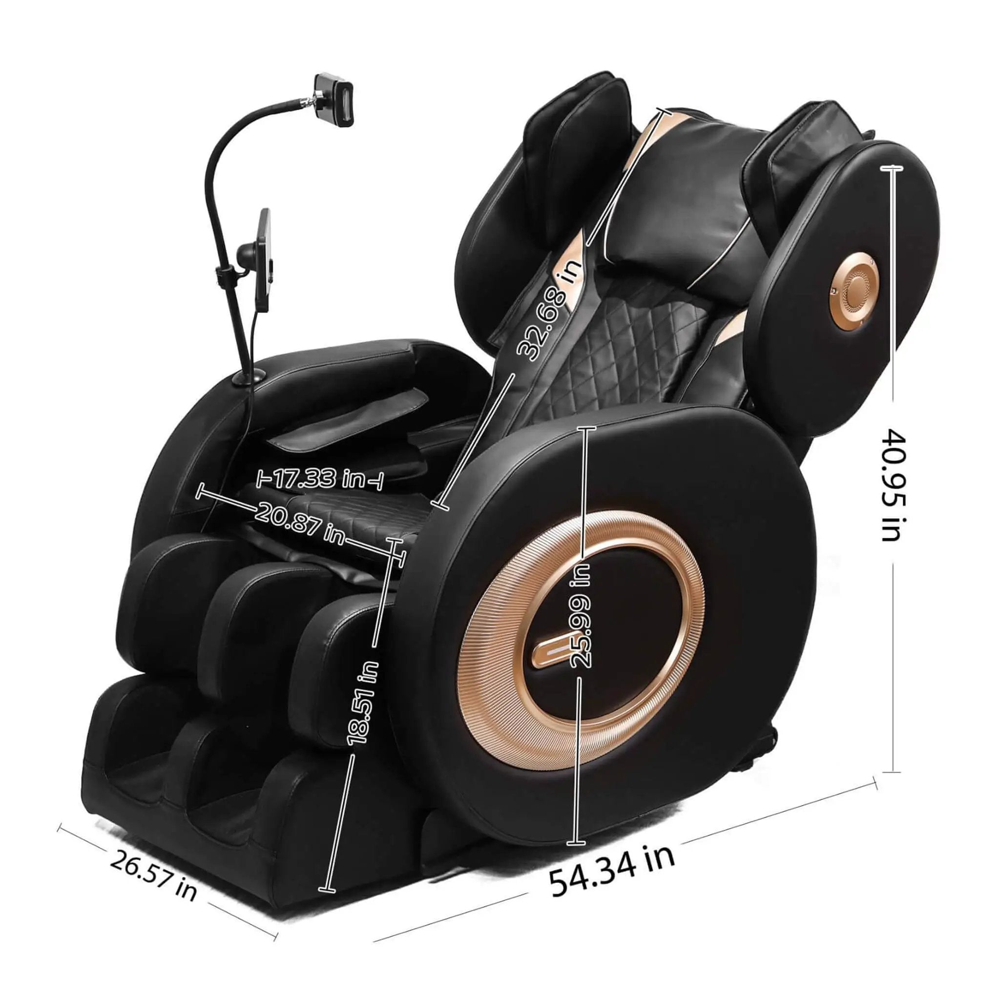 Airvana Tranquil Automatic Zero-Gravity Massage Recliner Chair With Full Body Air Pressure (SAK76018) by SAKSBY WHOLESALE