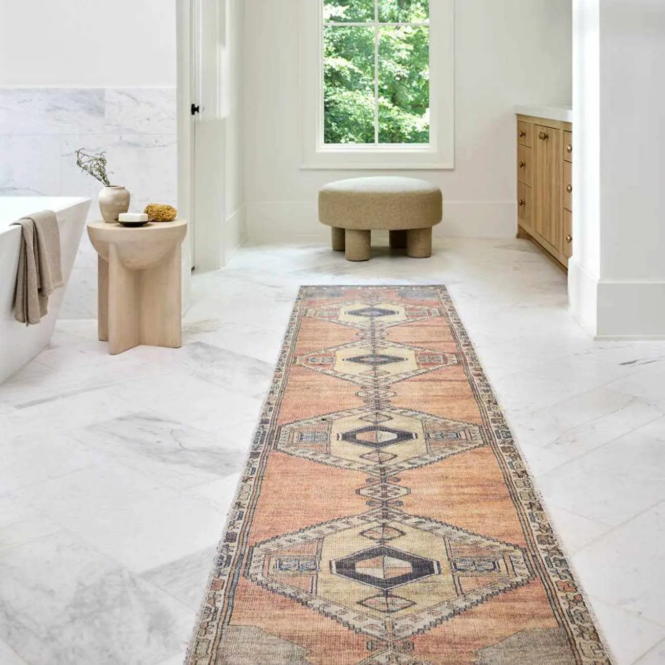 Medinah Washable Runner Rug by Boutique Rugs