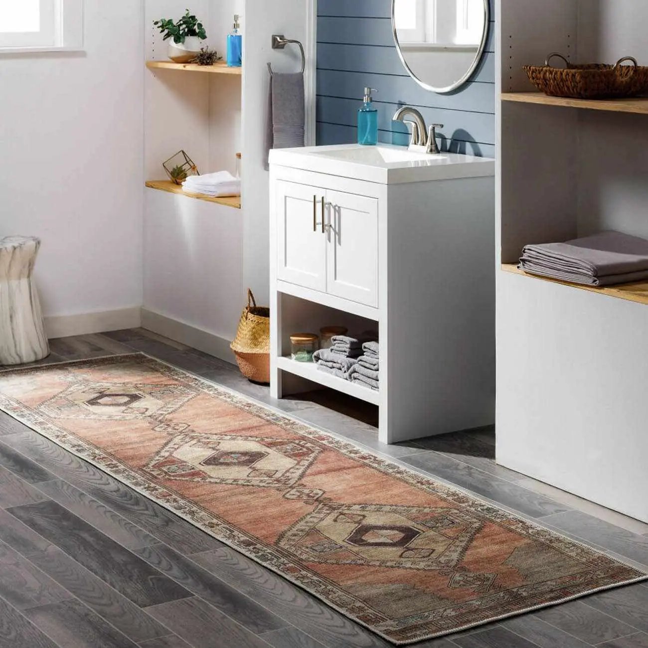 Medinah Washable Runner Rug by Boutique Rugs