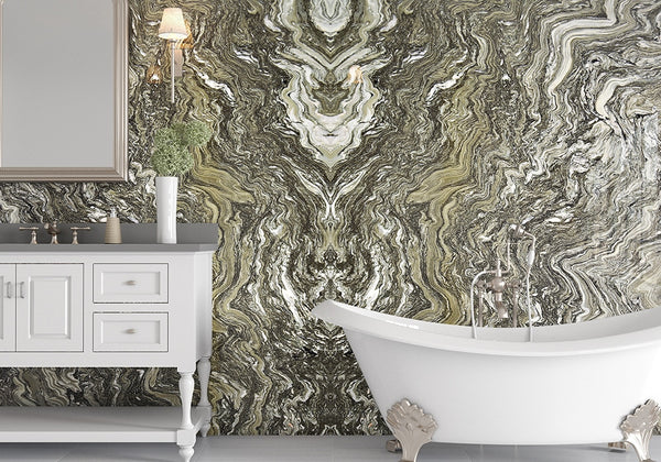 Avalanche Polished Marble Slab Random room scene