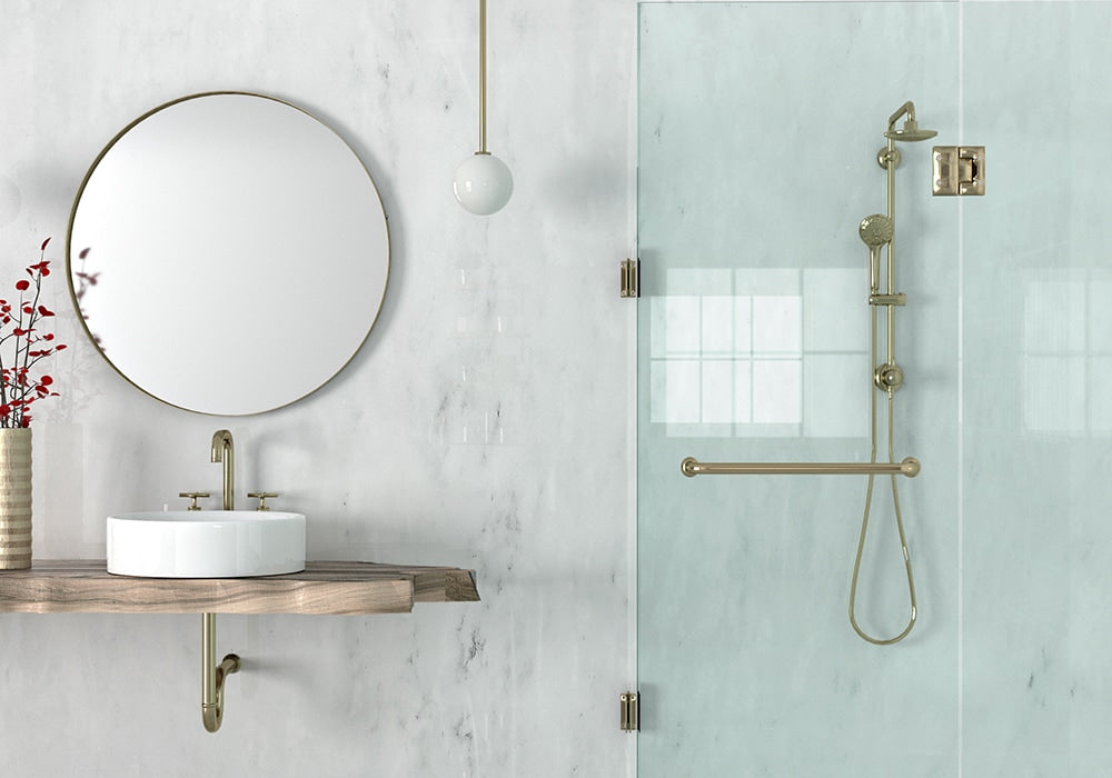 Avalon Polished Marble Slab Random 3/4 room scene 3
