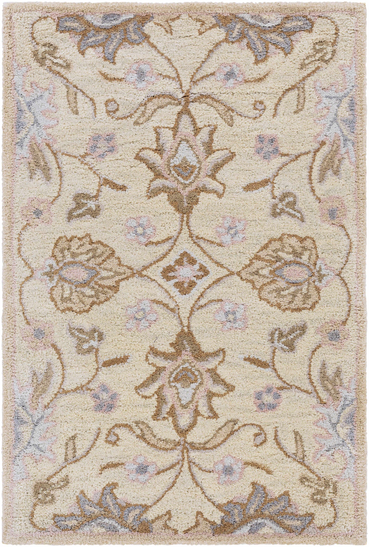 Conesus Hand Tufted Ivory 1109 Wool Rug by Boutique Rugs