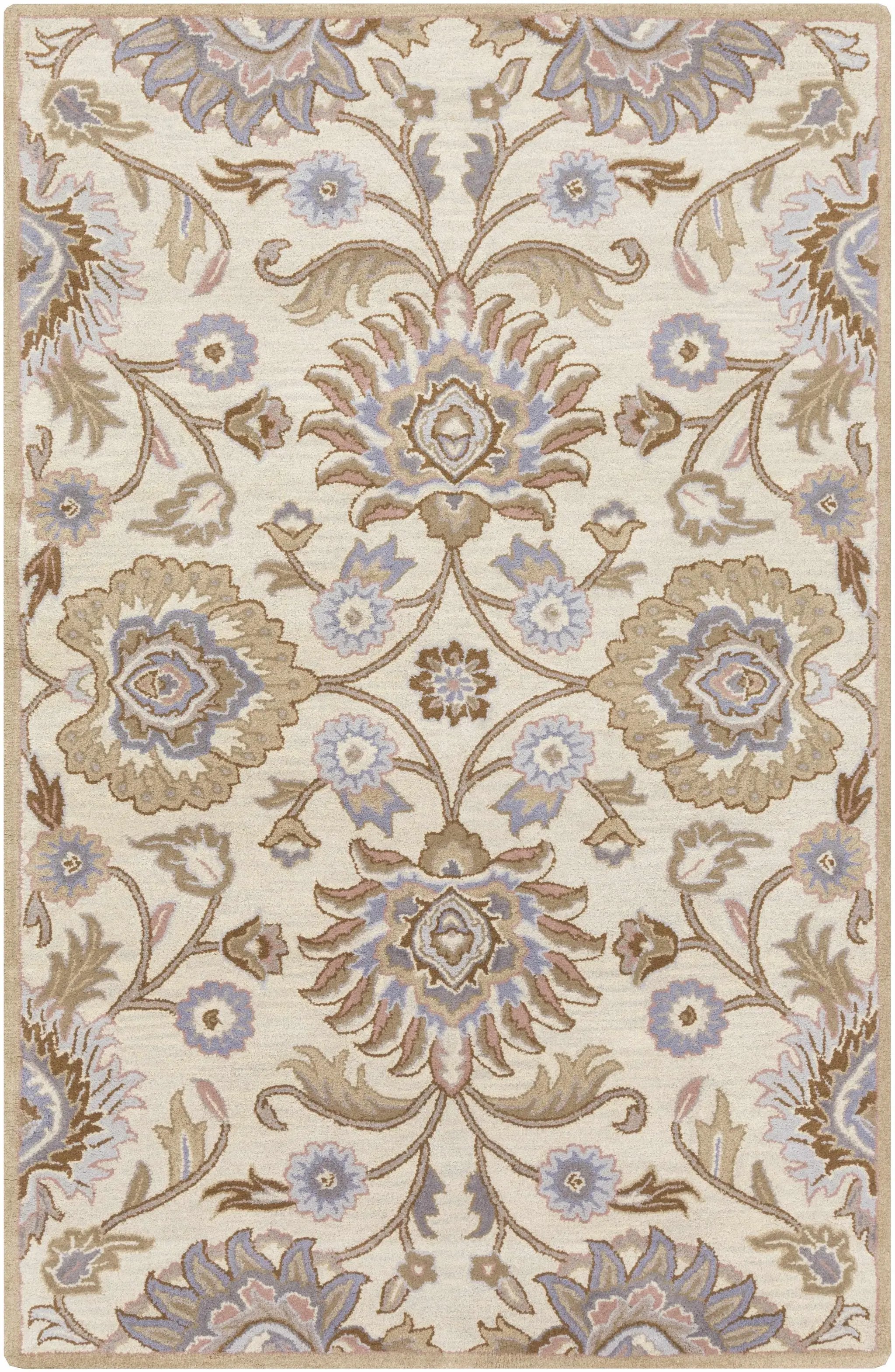 Conesus Hand Tufted Ivory 1109 Wool Rug by Boutique Rugs