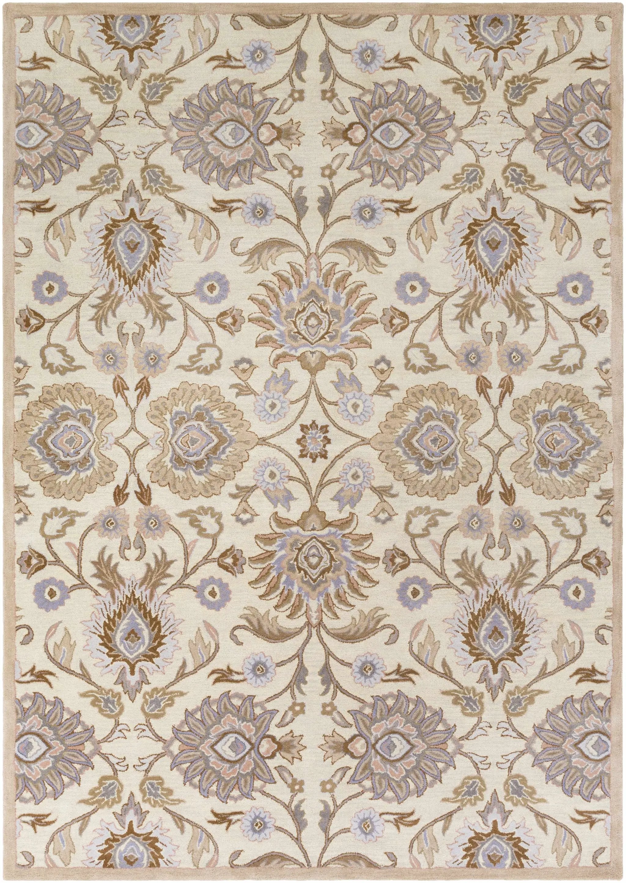 Conesus Hand Tufted Ivory 1109 Wool Rug by Boutique Rugs