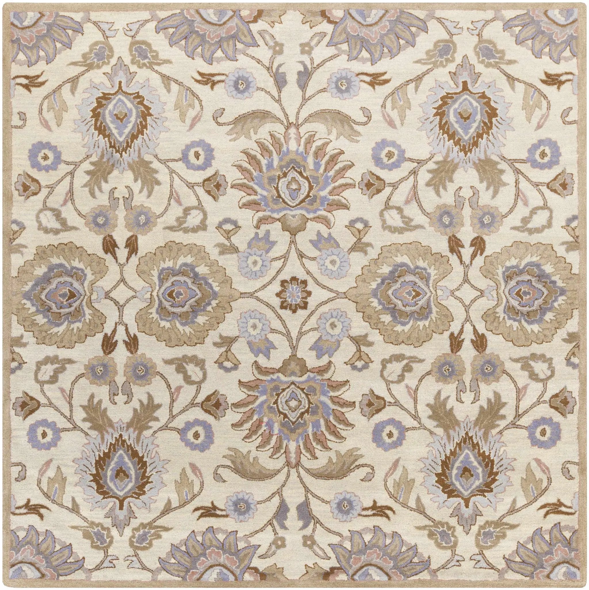 Conesus Hand Tufted Ivory 1109 Wool Rug by Boutique Rugs