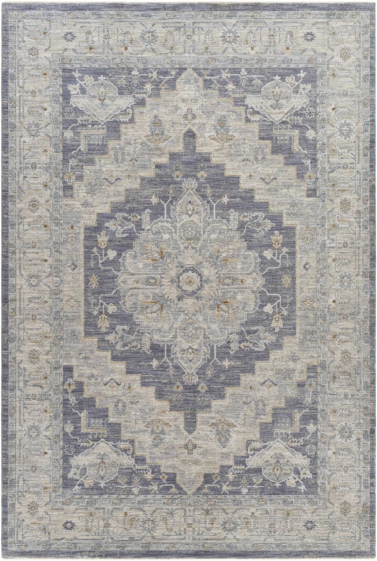 Sema Blue Medallion Rug, photo 2 of 15