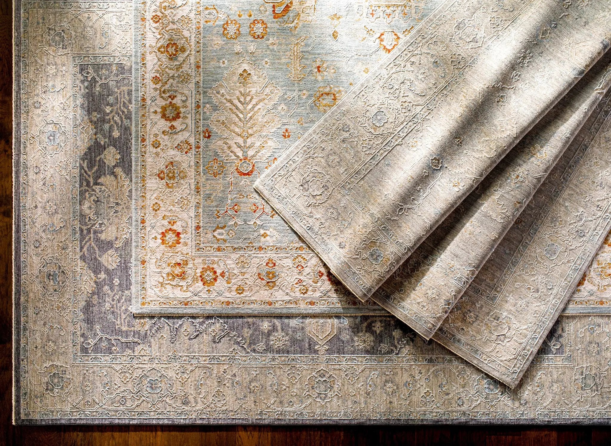 Bradley Oushak Thick Luxe Area Rug by Boutique Rugs