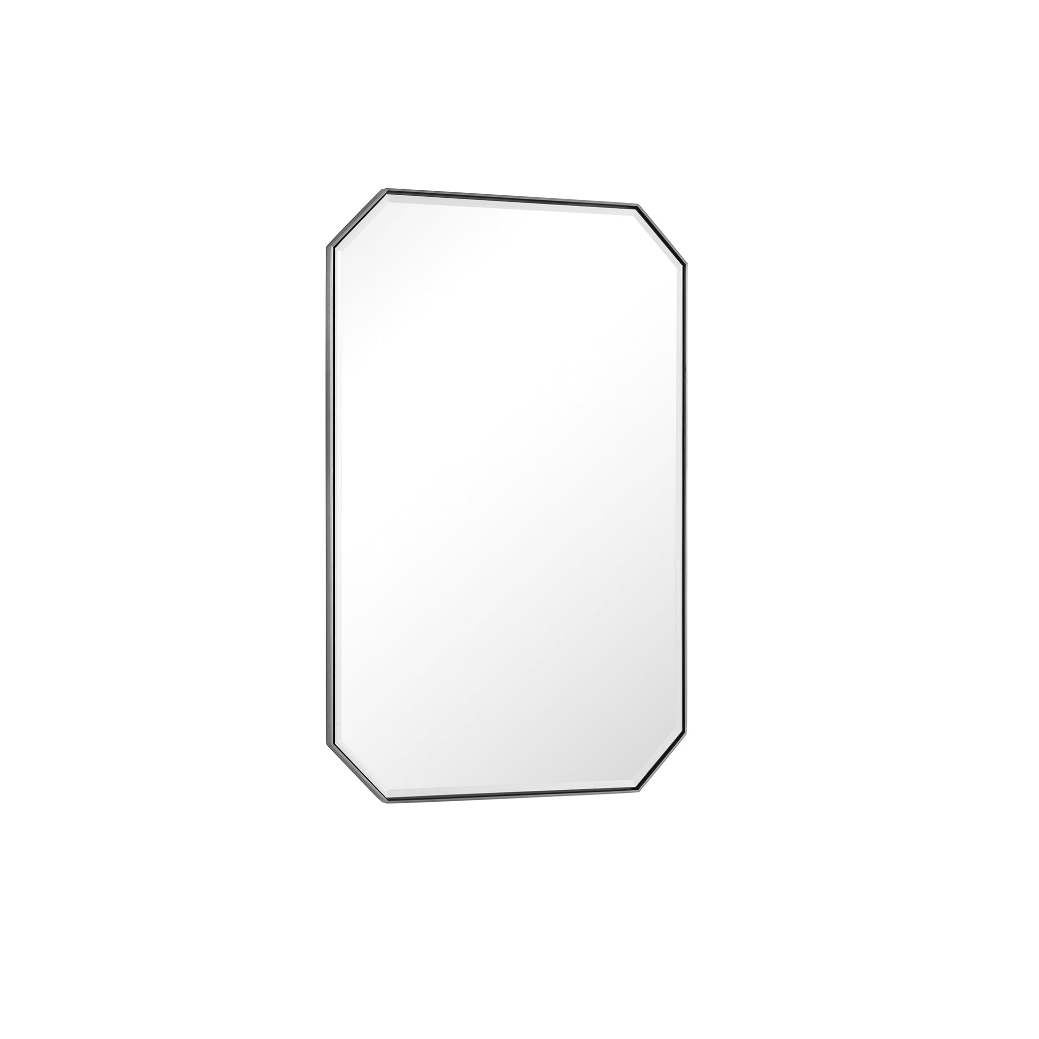 James Martin Rohe 24" Mirror, Satin Nickel, view 4