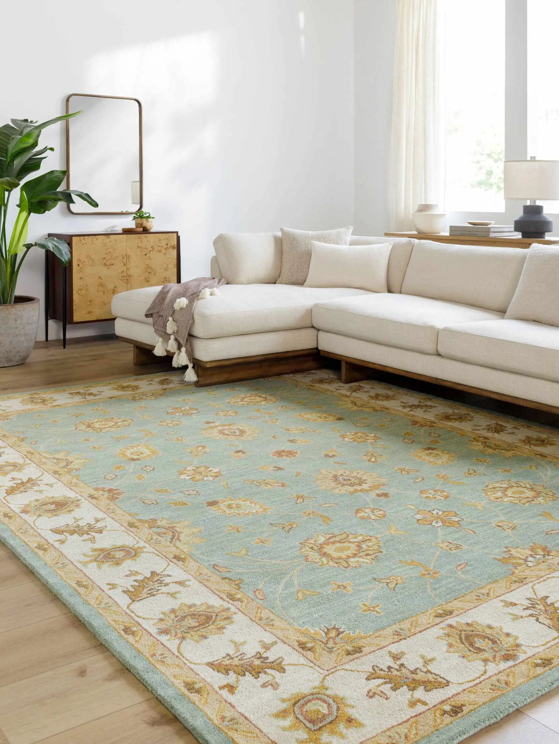 Lagrange Sage Regency Wool Carpet by Boutique Rugs