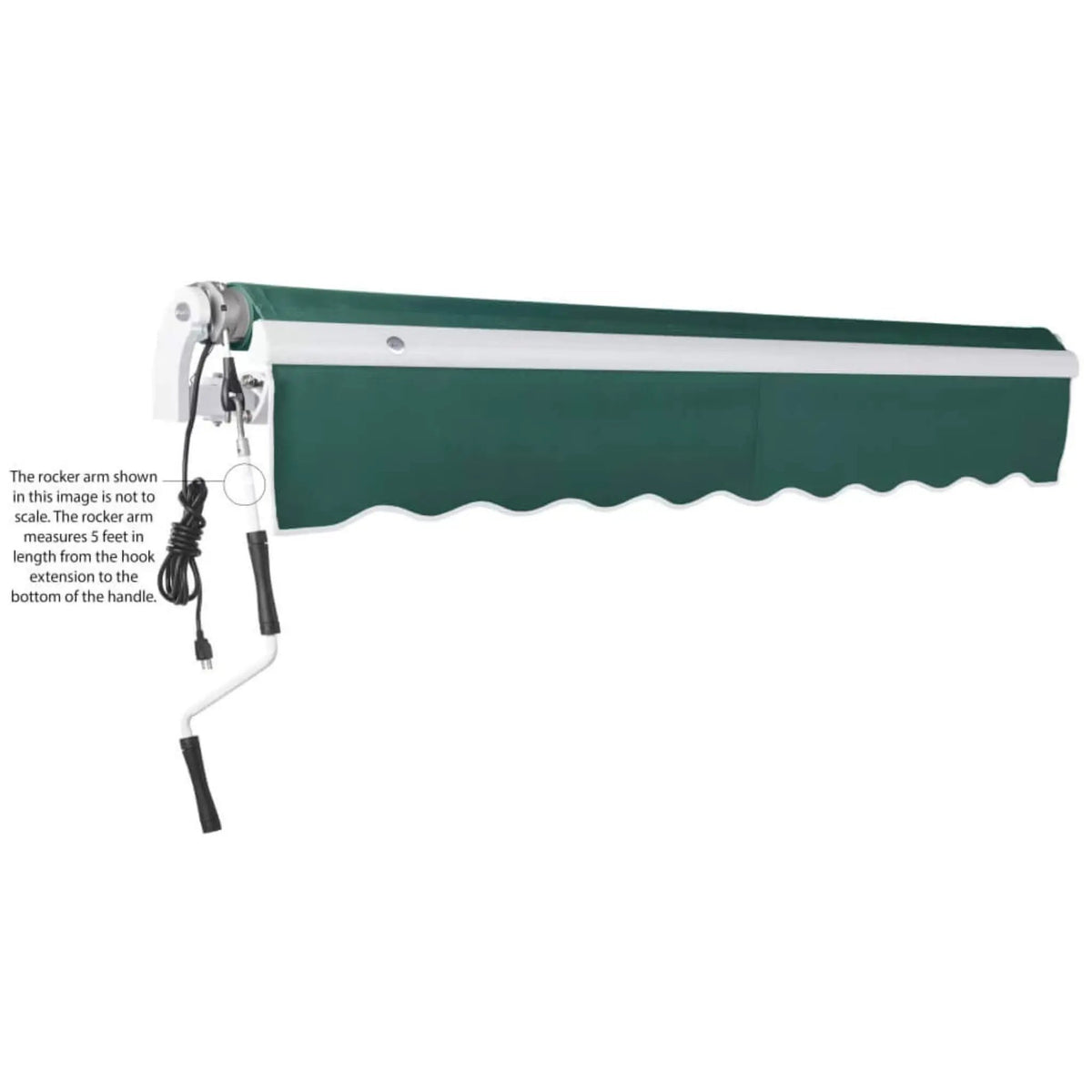 Awntech Maui Premium Outdoor Retractable Awning [Made-To-Order] (SAK32890) by SAKSBY WHOLESALE