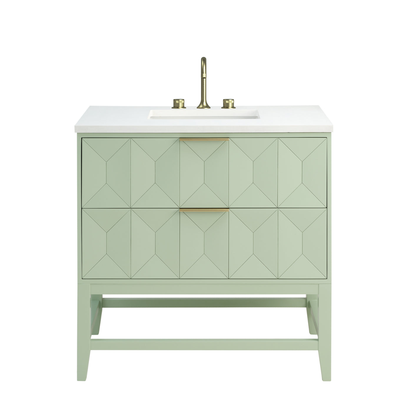 James Martin Emmeline 36" Single Bathroom Vanity, Pistachio, view 29