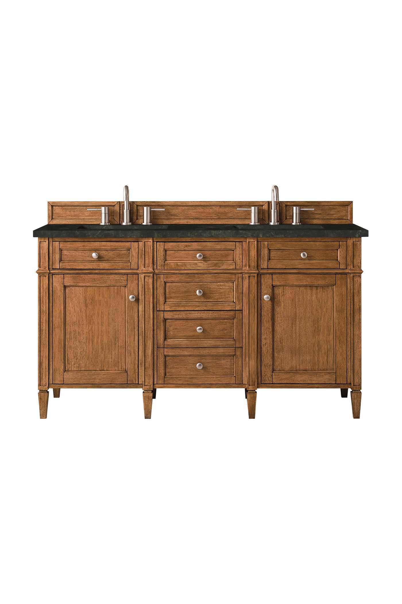 James Martin Brittany 60" Double Bathroom Vanity, Saddle Brown, view 30