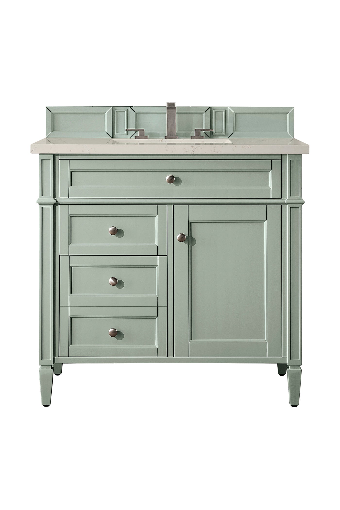 James Martin Brittany 36" Single Bathroom Vanity, Sage Green, view 32