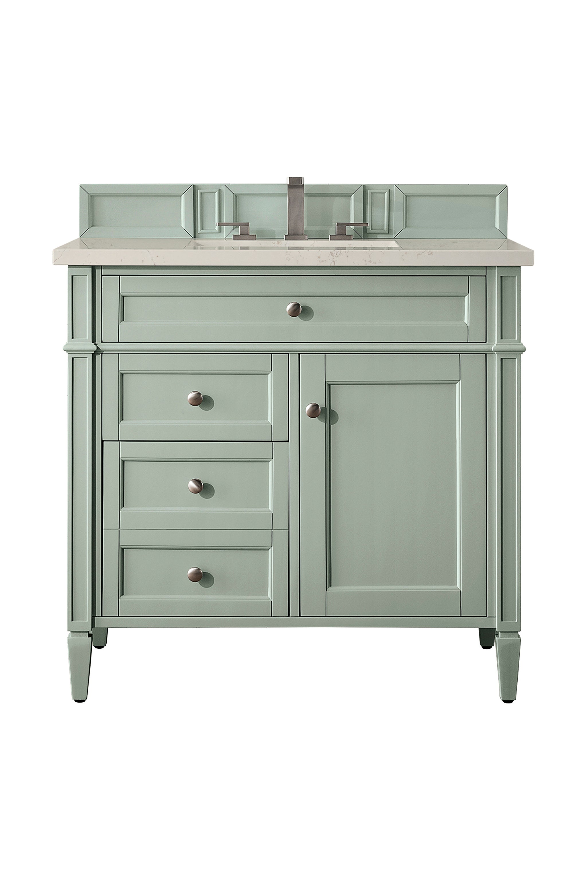 James Martin Brittany 36" Single Bathroom Vanity, Sage Green, view 32